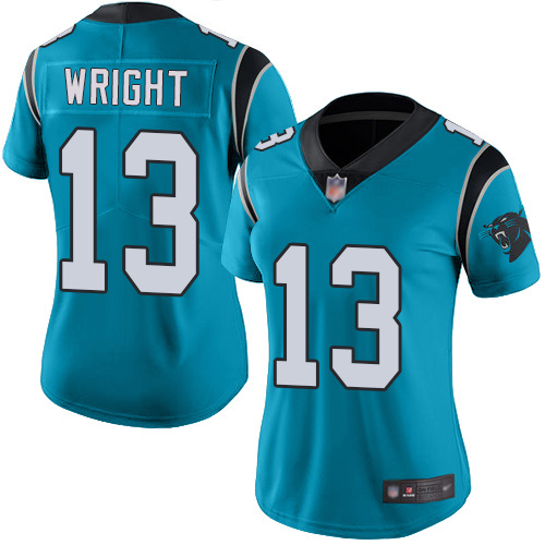 Carolina Panthers Limited Blue Women Jarius Wright Alternate Jersey NFL Football 13 Vapor Untouchable